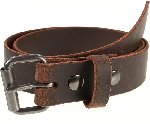 The Retro Rider - Cinturón de cuero clásico para hombre, 1 12 pulgadas de ancho, fabricado en los Estados Unidos