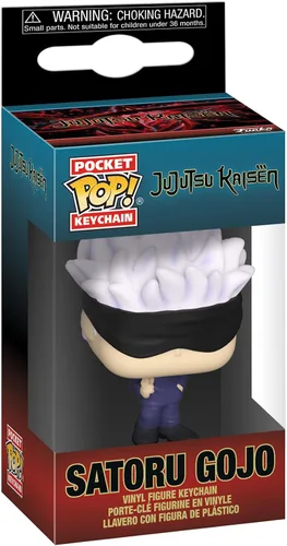 Miniatura 2 de Funko POP! Llavero: JJK - Satoru Gojo - Jujutsu Kaisen Llavero de Novedad - Mini Figura Coleccionable - Relleno de Regalo - Idea de Regalo