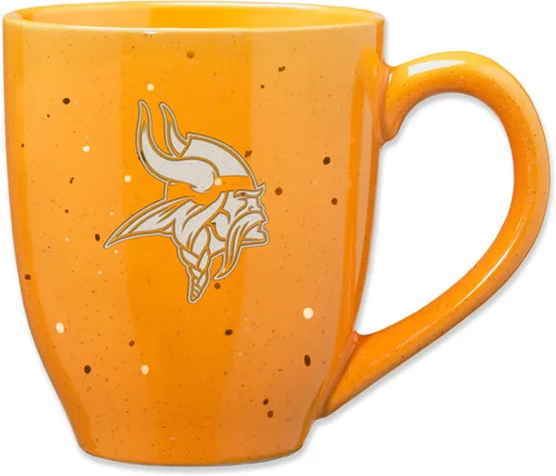 Miniatura 12 de Rico Industries - Taza de café de cerámica con grabado láser de color del equipo de fútbol de la NFL, 16 oz