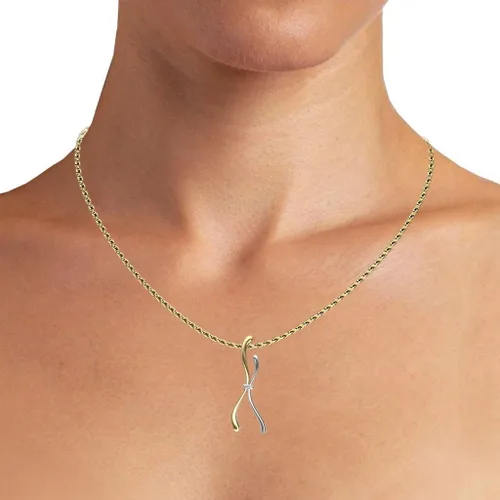 Miniatura 4 de jewelsforum Mujer de Oro Amarillo de 14K Colgante De Diamante Hi I1i2