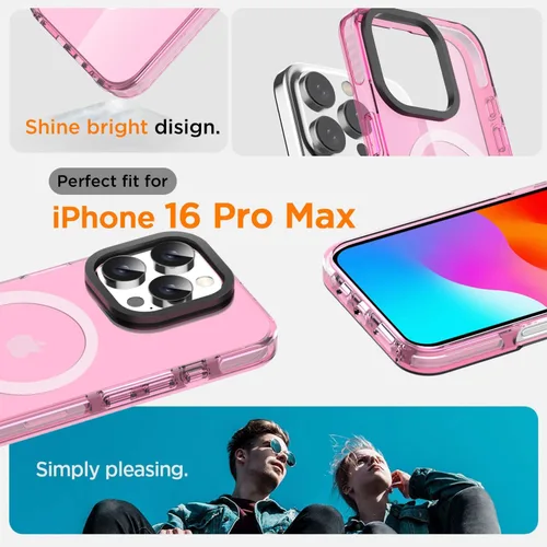 Miniatura 329 de AICase Funda protectora para iPhone 16 compatible con iPhone 16, delgada, ligera, transparente [no amarillenta] Diseño vibrante