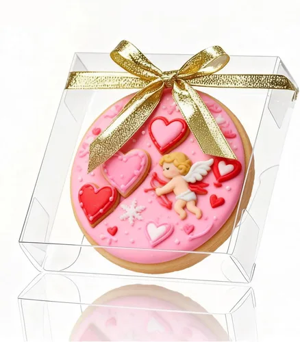 Miniatura 8 de TEMLQPACK Paquete de 50 Cajas Transparentes para Galletas Individuales de 4x4x1.2 pulgadas con Ventana Completa, Cajas Pequeñas de Plástico