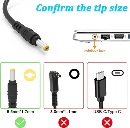 Miniatura 2 de Cargador adaptador de CA para Acer Aspire 5733-6436 5733-6489 5733-6600