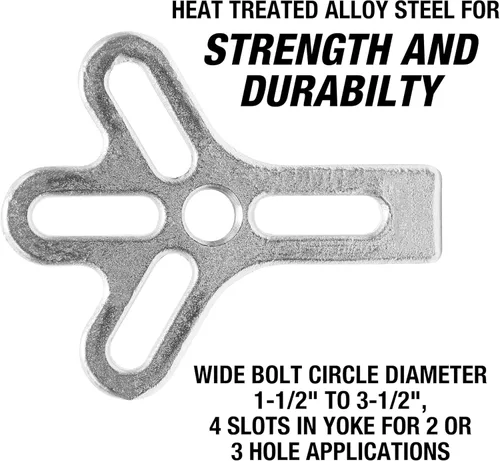 Miniatura 2 de OEMTOOLS 25053 Juego de extractor de equilibrador armónico resistente, reparación y mantenimiento del motor, construcción duradera de acero aleado