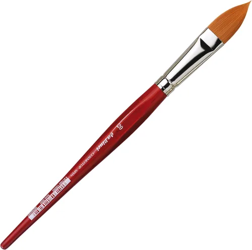 Miniatura 327 de da Vinci Watercolor Series 5580 CosmoTop Spin Pincel de Pintura, Redondo Sintético con Mango Rojo