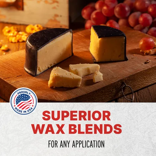 Miniatura 4 de Blended Waxes, Inc. - Bloque de cera de queso para hacer queso, cera de grado alimenticio prémium para conservar una variedad de tipos de queso