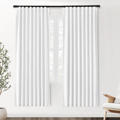 Miniatura 72 de SHINELAND Cortinas opacas cortas para ventanas de dormitorio, cortinas de baño, 45 pulgadas de largo