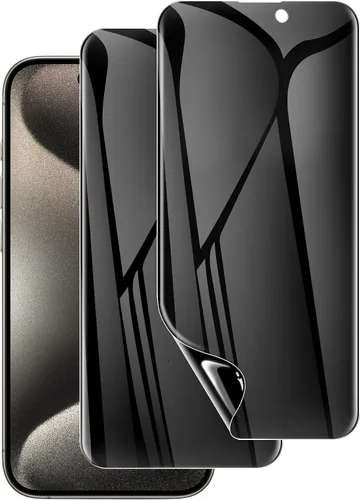 Miniatura 14 de LYWHL Paquete de 3 protectores de pantalla de privacidad para iPhone 12 Pro Max, protector de pantalla privada antiespía de vidrio templado para 12