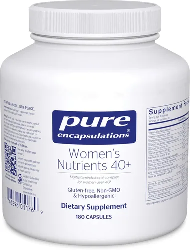 Pure Encapsulations Women's Nutrients 40+ - Multivitamínico para mujeres mayores de 40 años para apoyar la salud del tracto urinario, la salud de