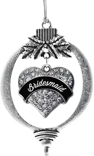 Miniatura 251 de Inspired Silver - Adorno con dije de hermana gemela - Adornos navideños de plata con circonitas cúbicas