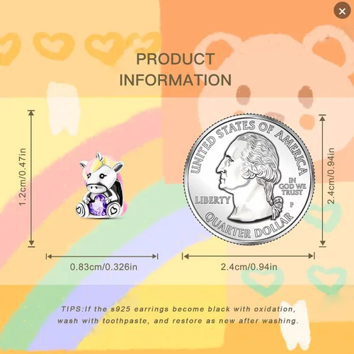 Miniatura 6 de Cuentas de plata de ley 925 para pulseras y collares, cuentas de cristal para hermana de pasaporte de avión, pulseras de ángulo de corazón de café