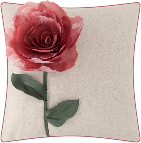 Miniatura 13 de KINGROSE Funda de almohada decorativa con diseño de mariposa 3D, diseño de corazón dulce, funda de cojín suave para el Día de San Valentín, Día