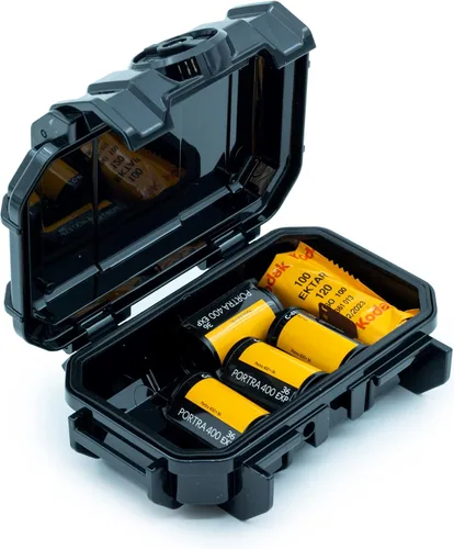Miniatura 9 de Evergreen Estuche de almacenamiento de película de 4.724 in Capacidad para 18 rollos de película de formato medio Conserva y protege tu película