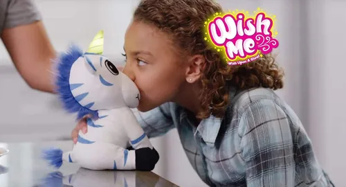 Miniatura 6 de Pets - Animales de peluche LED iluminados - Unicornio Tinks azul y blanco con cuerno brillante