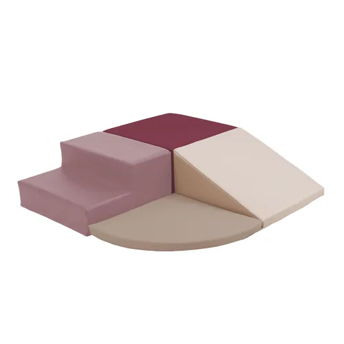 Miniatura 10 de Playtime Essentials - Juego de bloques de espuma para escalar esquinas de 4 piezas para niños pequeños, juego suave para interiores y bebés