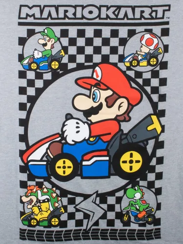 Miniatura 6 de Nintendo Super Mario Mario Kart - Juego de 3 camisetas de manga corta para niños