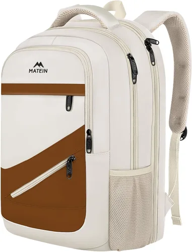 Miniatura 21 de MATEIN - Mochila para laptop de gran capacidad para mujeres, mochila de viaje aprobada por TSA con correa para equipaje y puerto USB, mochila
