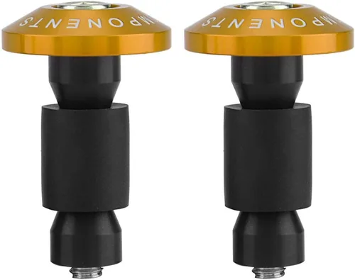 Miniatura 8 de Tapón de agarre para manillar, 0.866 in, 7/8 pulgadas, tapas deslizantes para manillar de motocicleta, para carreras ATV Offroad (dorado)