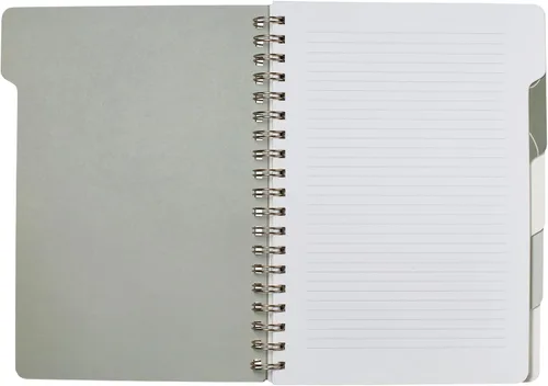 Miniatura 2 de Fringe Studio 343PA001FSC - Cuaderno con pestaña grande, tapa flexible de tapa blanda, 5 divisores de materia/troquelado, 7.25 x 10 pulgadas, 180