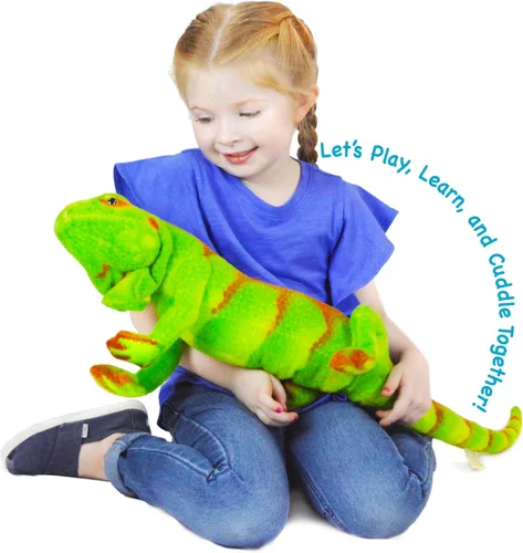 Miniatura 3 de TigerHart Iago The Iguana - Peluche de 29 pulgadas