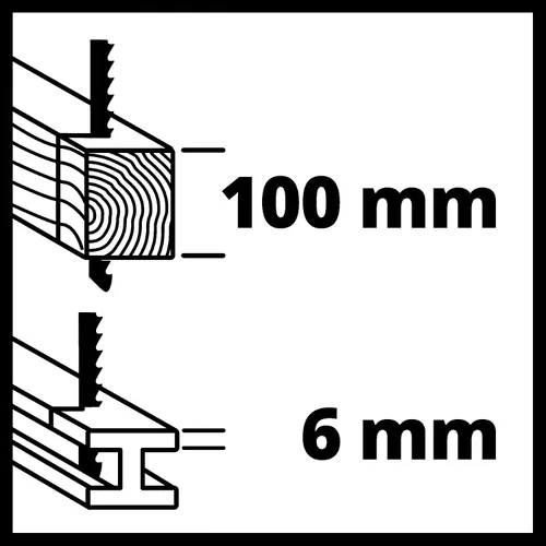 Miniatura 13 de Einhell TE-AP18LI Power-X-Change - Sierra universal inalámbrica de 18 voltios, unidad desnuda