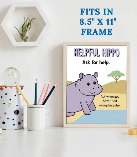 Miniatura 4 de Carson Dellosa 12 pósteres de estrategias de decodificación, arte de pared de 8.5 x 11 pulgadas para práctica de fonética y escritura, decoración