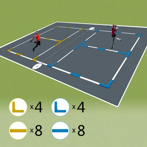 Miniatura 2 de Juego de marcadores Court Line Crea tu propia cancha de tenis de pickleball