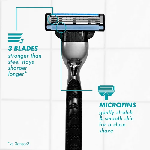Miniatura 13 de Gillette Mach3 - Cuchillas de repuesto para hombre, el embalaje puede variar, fresco, 4