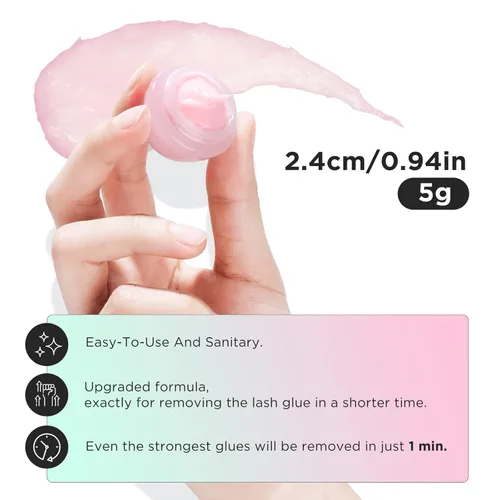 Miniatura 2 de LASHVIEW Crema removedor de extensiones de pestañas, sabor especial a LILIY, removedor de extensiones de pestañas, crema profesional para salón