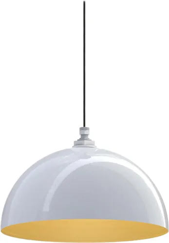 Miniatura 70 de Steel Lighting Co. Brentwood - Lámpara colgante Montada en el techo Cúpula redonda de 14 pulgadas Estilo moderno contemporáneo de granja
