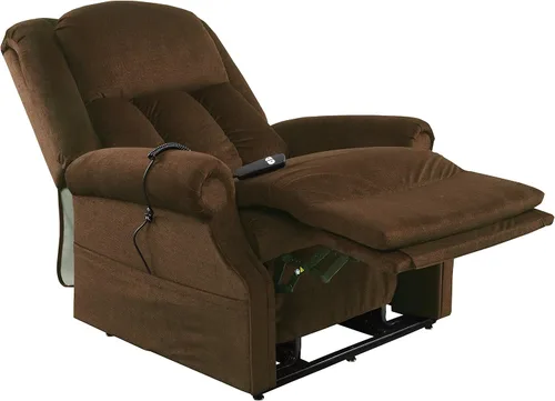 Miniatura 3 de MEGA MOTION Sillón reclinable eléctrico resistente con elevador, XL, visón (dispositivo médico de clase II de la FDA)