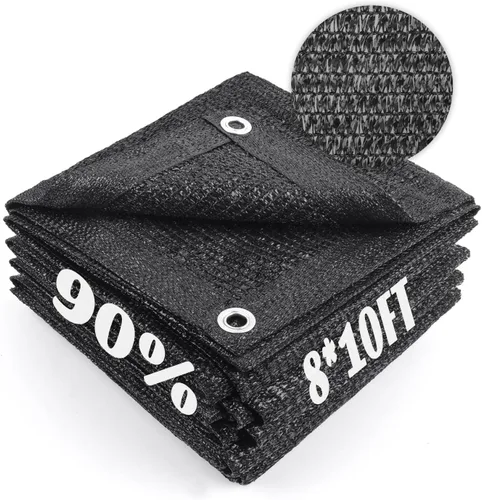 Miniatura 84 de Cool Area Lona de malla con ojales para cubierta de plantas, toldo de patio de 10 x 20 pies, para jardín, pérgola, invernadero, coche, granero, 55%