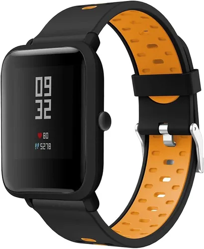 Miniatura 8 de Correa de repuesto de silicona de 0.787 in para Huami Xiaomi Amazfit Bip reloj inteligente Rojo
