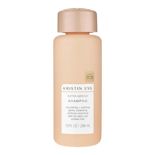Kristin Ess Champú extra suave para piel sensible + cuero cabelludo, champú hidratante + hidratante para cabello seco, vegano, seguro para el color