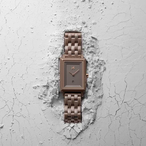 Miniatura 5 de MVMT Reloj cuadrado de cerámica para mujer