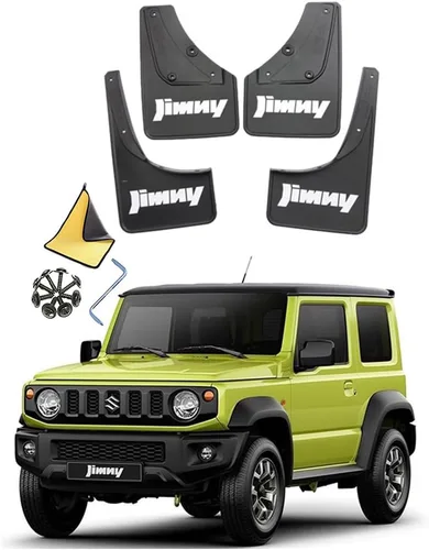 Guardabarros de coche para Suzuki Jimny HJ BJ64 BJ74 2019-2025 Molded Custom Guardabarros delantero y trasero, guardabarros, kit de 4 accesorios de