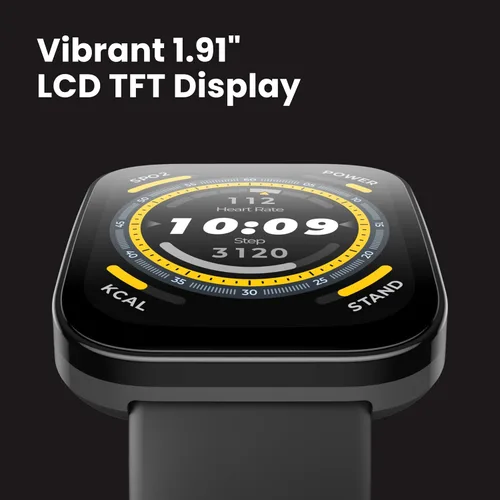 Miniatura 6 de Amazfit Bip 5 - Reloj inteligente de 1.811 in, GPS, Tienda Alexa integrado, llamadas Bluetooth, batería de 10 días, frecuencia cardíaca y VO2 Max
