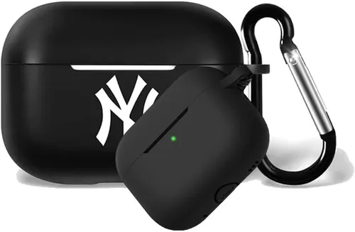 Miniatura 22 de Funda protectora de silicona para 49ers compatible con AirPods de 1ª/2ª generación, funda de carga, llavero