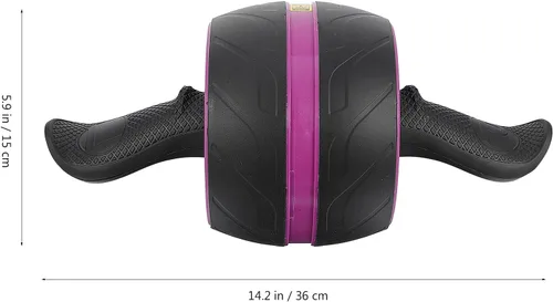 Miniatura 5 de Kisangel Rueda de rodillo abdominal de rebote automático, equipo de entrenamiento antideslizante para gimnasio en casa, hombres y mujeres