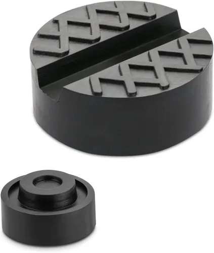 Miniatura 3 de Jack Pads - Adaptador de goma universal para el suelo de la carretilla de goma para el lado de soldadura por pellizcos (paquete de 2)