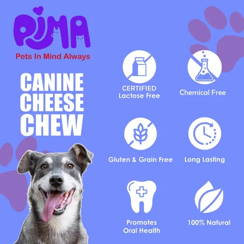 Miniatura 3 de PIMA - Masticables de queso canino, masticables naturales de yak para perros de 35 libras o más pequeños, sin lactosa, masticables de larga duración