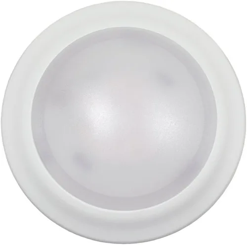 Miniatura 2 de Jesco Lighting CM405M-27wH 2700K LED Lámpara de techo de perfil bajo ADA/Retrofit con pantalla de policarbonato, blanco, 6 pulgadas