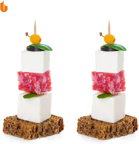 Miniatura 6 de Urbanstrive Soporte resistente y seguro para palillos de dientes con 800 palillos de dientes de madera natural para limpieza de dientes, decoración