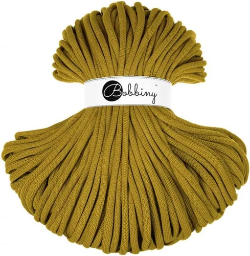 Miniatura 25 de Bobbiny - Cordón trenzado jumbo de 9 mm para macramé (color rojo vino), 108 yardas/330 pies