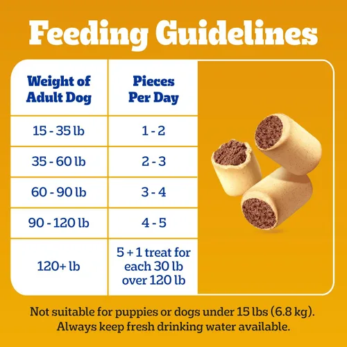 Miniatura 8 de Pedigree Dry Dog Treats MarroBone, sabor a carne de res real, bolsa de 6 libras (paquete de 1)