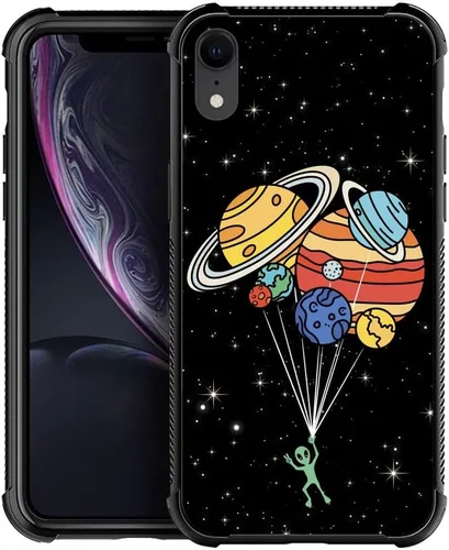 Miniatura 13 de Funda compatible con Google Pixel 4A 5G, sistema solar de globo alienígena, diseño de patrón increíble, a prueba de golpes, antiarañazos, carcasa