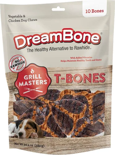 Miniatura 13 de DreamBone Grill Masters Ribs, masticables sin cuero crudo para perros, 5 medias rejillas