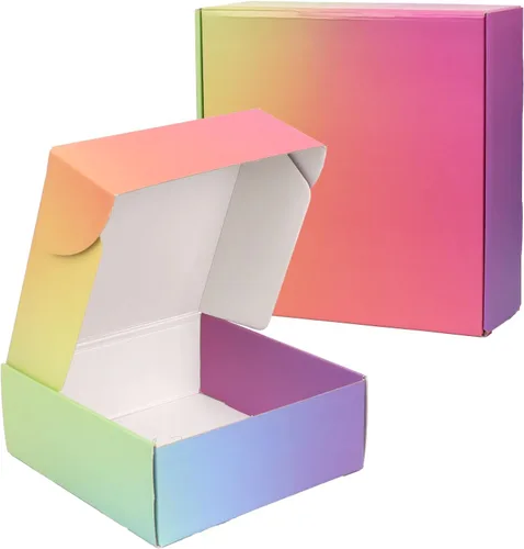 Miniatura 22 de Paquete de 30 cajas de envío pequeñas de 6 x 4 x 1.6 pulgadas, cajas de cartón corrugado rosa para embalaje, envío y correo para pequeñas empresas