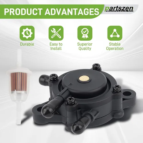 Miniatura 2 de 808656 491922 Bomba de combustible para Cub Cadet LT1045 LT1018 LT1042 LT2180 Cortacésped para Kohler CH20 para John Deere Z445 para Honda GC135