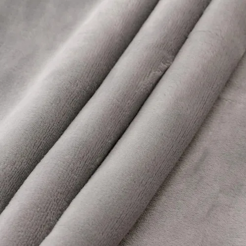 Miniatura 4 de NANPIPER Manta Sherpa para bebé, cálida manta de forro polar suave para recién nacido para invierno (gris claro, 30 x 40 pulgadas)
